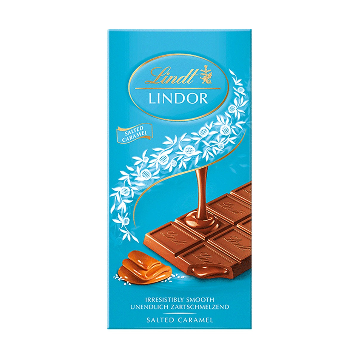 LINDT Lindor, tableta de ciocolata, cu caramel sarat, 100 g [ps:f1c08a56-5879-4157-bc42-f5f698279e5c]