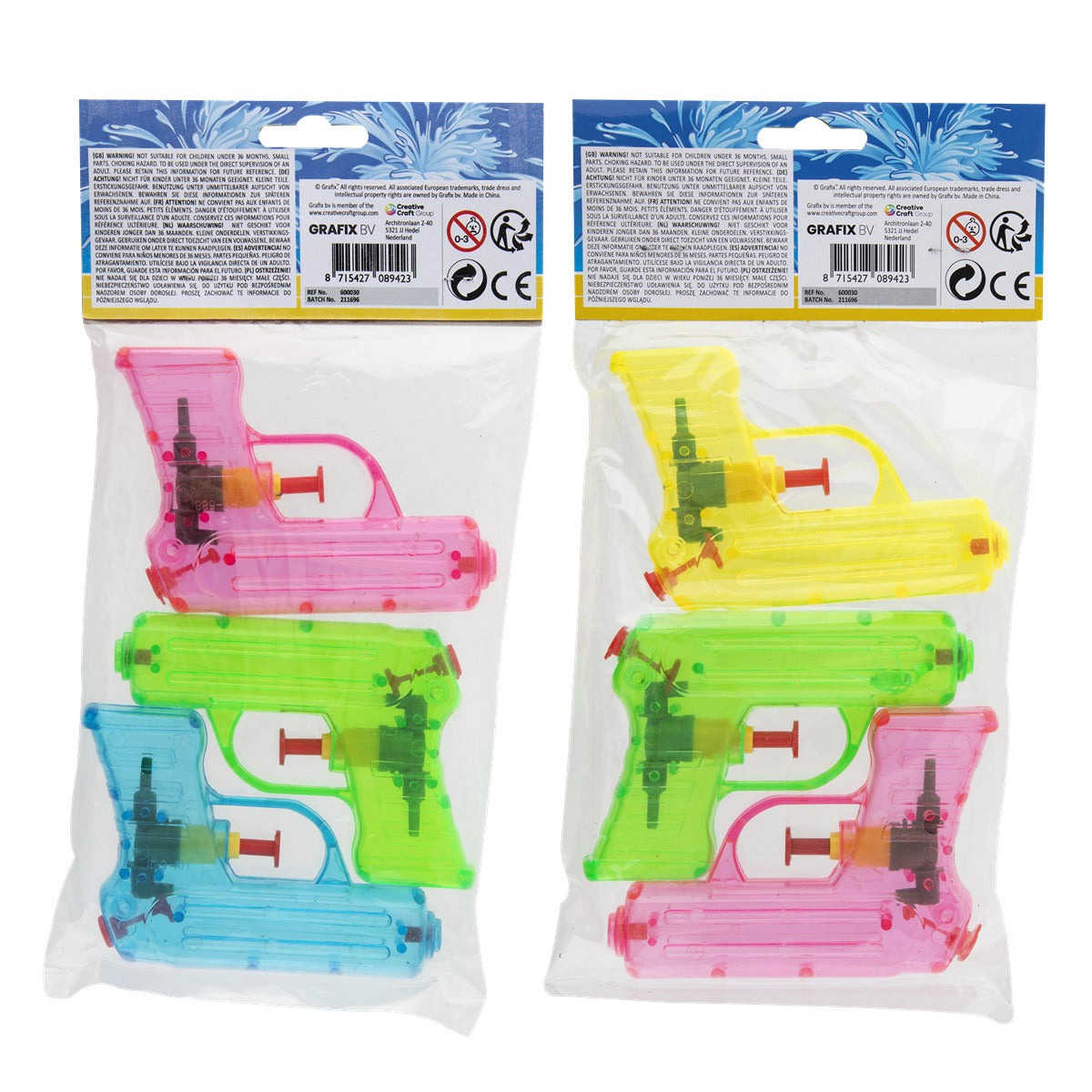 GRAFIX pistol cu apa, Jucarie vara, 9 cm - Default Title [ps:111495d8-b0d9-47e1-a71b-e77364bc1ed5]