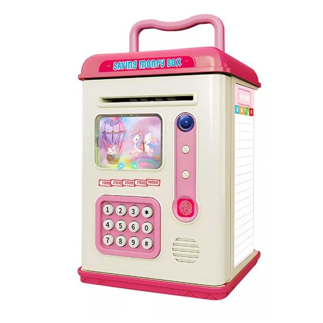 la Pusculiță ATM Flippy cu Amprentă, Roz | infant.ro - Roz [ps:8a010d3c-a6ae-4de4-939a-ef98ef03e663]