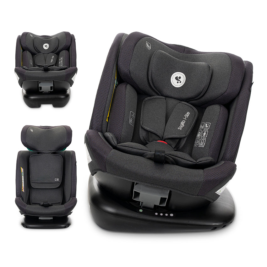 Scaun Auto Lorelli Sagitta i-Size, Rotativ 360°, 0-12 ani - Black [ps:107875ee-12d7-4882-95d7-ea08bb8aa2d1]