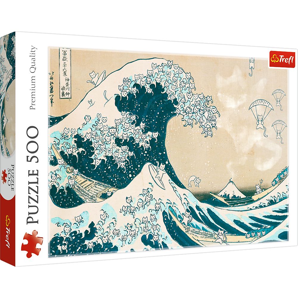 PUZZLE TREFL 500 PISICUTA DRAGUTA - Marele Val Al Pisicii [ps:517c69d4-5df8-4b0d-b2f7-dd1d1b34ca98]