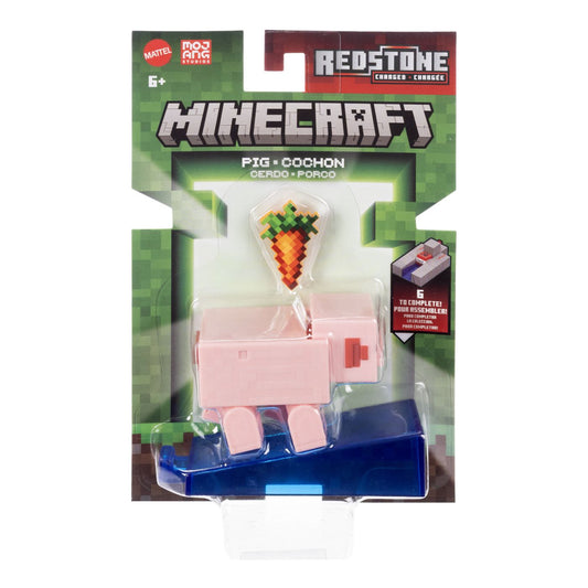 MINECRAFT CRAFT A BLOCK FIGURINA PIG 8CM Mattel - Default Title [ps:6bceb545-50f1-427c-bdad-0eaed13085fa]