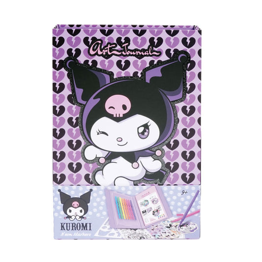 Jurnal Artistic Kuromi cu Markere Neon AS - Happi Hobbi - Default Title [ps:a3c9b63b-aee5-4bc1-8c95-27dd1783bc0f]