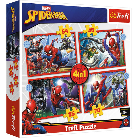 PUZZLE TREFL 4IN1 SPIDERMAN - EROUL SPIDERMAN - Default Title [ps:5fe011b3-8306-4a81-bb1f-6e8bf9b1c4d1]