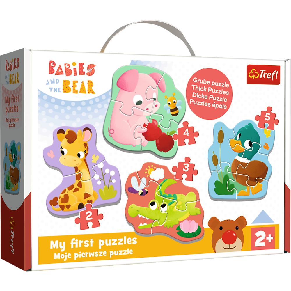 PUZZLE TREFL BABY CLASIC PUII DE ANIMALE 14 PIESE - Default Title [ps:88ab19cc-4988-4d1a-a0bd-774cd5361644]
