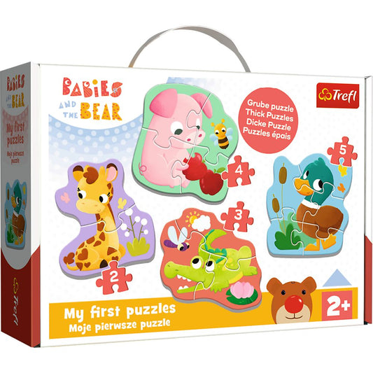 PUZZLE TREFL BABY CLASIC PUII DE ANIMALE 14 PIESE - Default Title [ps:88ab19cc-4988-4d1a-a0bd-774cd5361644]