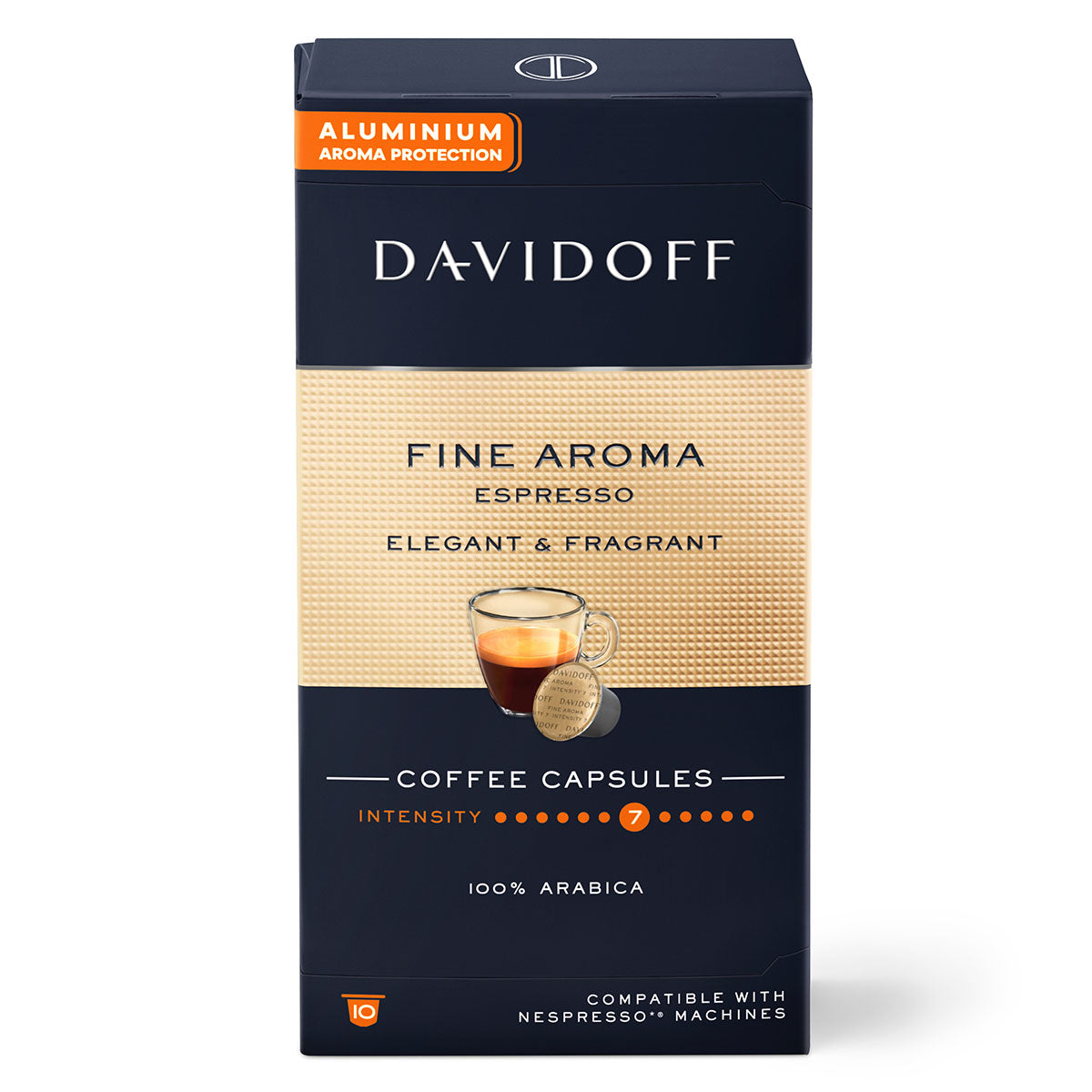 DAVIDOFF Café Fine Aroma Espresso, cafea capsule, 55 g [ps:cdc03bc1-5ae4-46df-9655-5bddf2cc6a17]