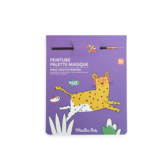 Set Creativ Pictură cu Paleta Magică Moulin Roty - Default Title [ps:317615cb-0e07-437d-8c8e-b5236c813bcd]