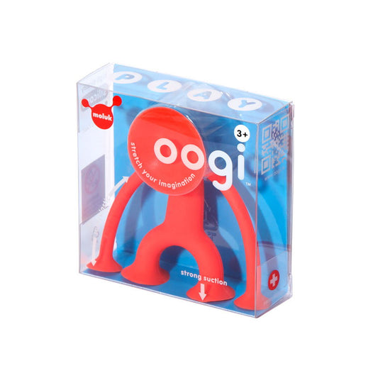 Oogi Junior Roșu - Omulet Flexibil cu Ventuze Moluk - Roșu [ps:f699bdae-2ea8-4524-9888-040a2c44c945]