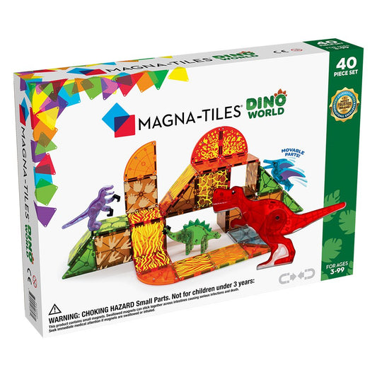 MAGNA-TILES Dino World - Set Magnetic 40 Piese - Default Title [ps:23f8bd5e-83de-40d3-8da1-0736a6b3c856]