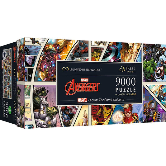 PUZZLE TREFL UFT 9000 MARVEL AVENGERS PRIN UNIVERSUL COMIC - Default Title [ps:fac9a95e-837e-45cf-b027-de423ea4c425]