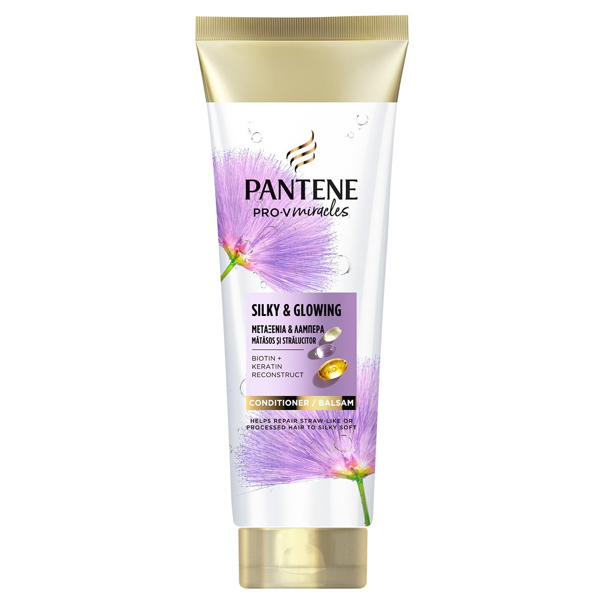 PANTENE Silky & Glowing, balsam de par, 160 ml - Default Title [ps:a9a89002-b760-4d07-8305-54371ec2bce2]