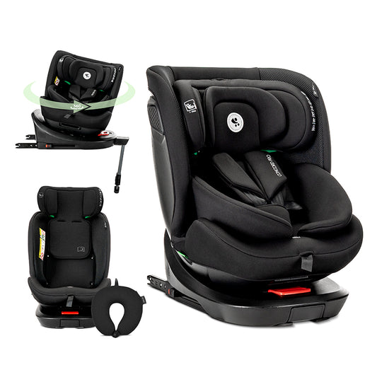 Scaun Auto Lorelli Concord Pro, Rotativ 360, Isofix, Black - Black [ps:149d1913-2e3a-46ce-8760-b3816a4a9594]