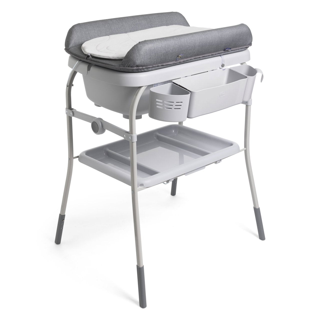 Cădiță cu Masă de Înfășat Chicco, Graphite Melange, 0 luni+ - Default Title [ps:71de91fd-5658-49e7-b93b-57fba74f4c1f]