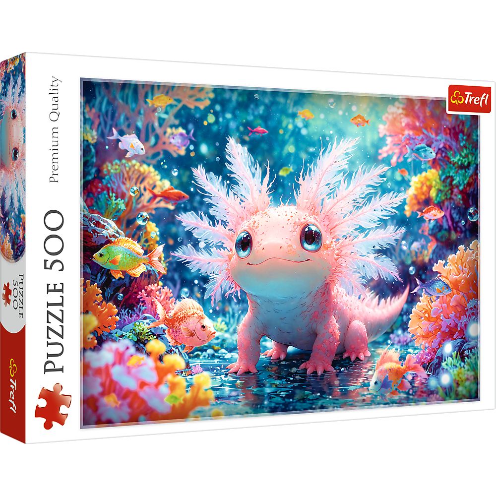 Puzzle Trefl 500 Piese Axolotl - Distracție și Relaxare - Default Title [ps:e7350a52-452a-408d-9ffa-a10311c3fe82]