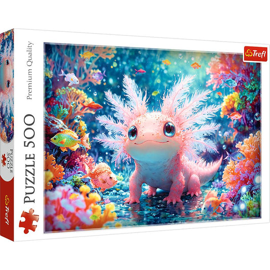 Puzzle Trefl 500 Piese Axolotl - Distracție și Relaxare - Default Title [ps:e7350a52-452a-408d-9ffa-a10311c3fe82]
