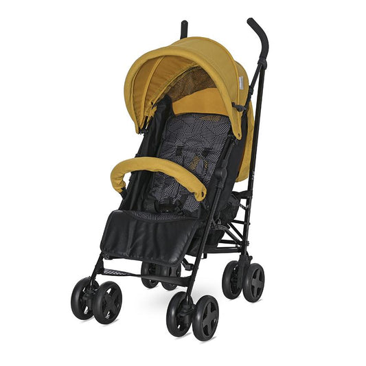 Cărucior Sport Lorelli Ida, 6 luni - 3 ani, Galben-Negru - de la 6 luni pana la 3 ani, maxim 15 kg, pliere tip umbrela, Galben cu Negru [ps:185f963f-255c-4ee4-9b5f-20e6f7426771]