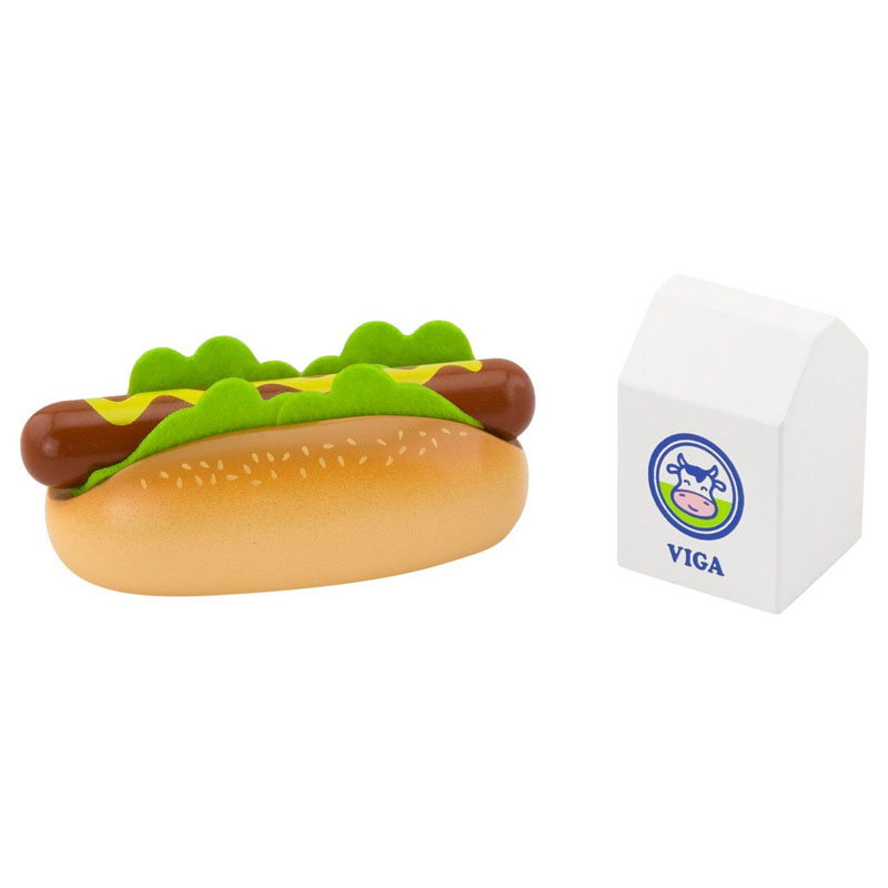 Hotdog și Lapte Jucărie din Lemn Viga Toys - Default Title [ps:d42d2784-dc04-4052-8096-38134c78b08d]