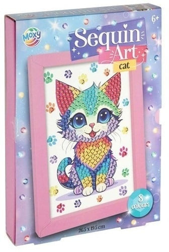 Set Creativ DIY Tablou cu Paiete Pisica Moxy - Default Title [ps:895b626e-0516-4818-b47e-f65d81e44921]