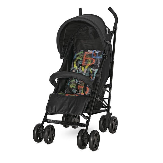 Cărucior Sport Lorelli Ida, 6 luni - 3 ani, Galben-Negru - de la 6 luni pana la 3 ani, maxim 15 kg, pliere tip umbrela, Negru [ps:59540bcd-9673-4fcc-b164-0c3ea8c6b374]