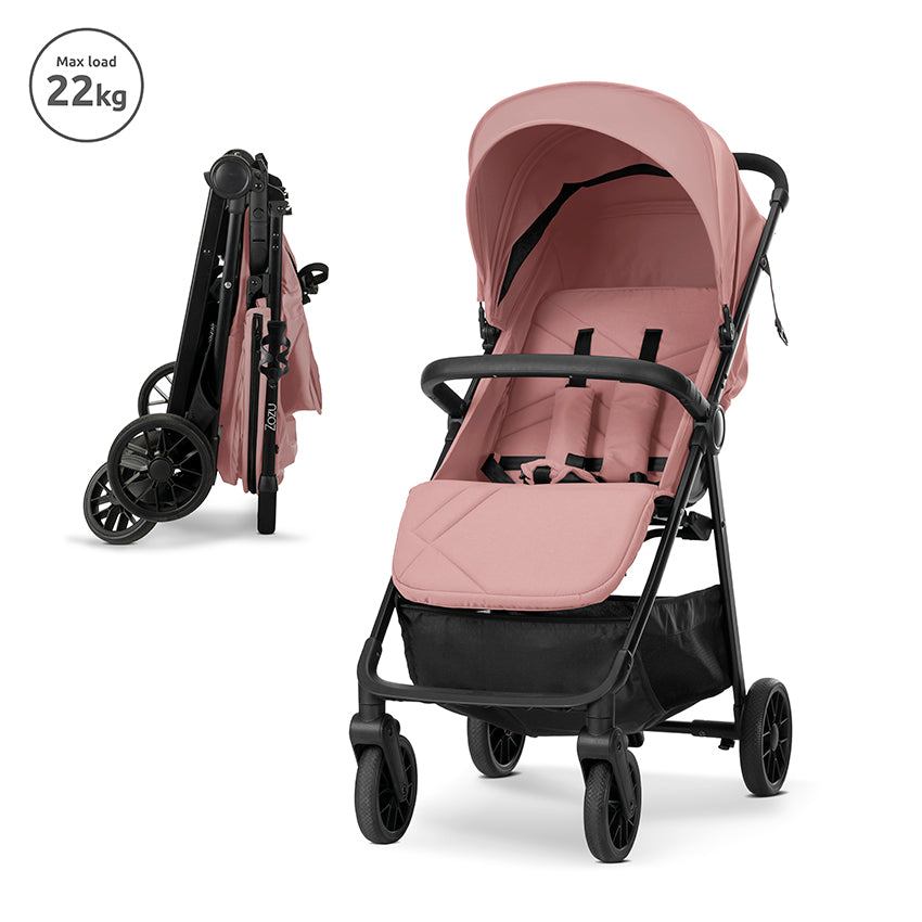 Cărucior Sport Ultraușor Lorelli Zozu, Negru - 5.8 kg - Pink [ps:eb55509a-6286-4de1-b474-4cf25086bd02]