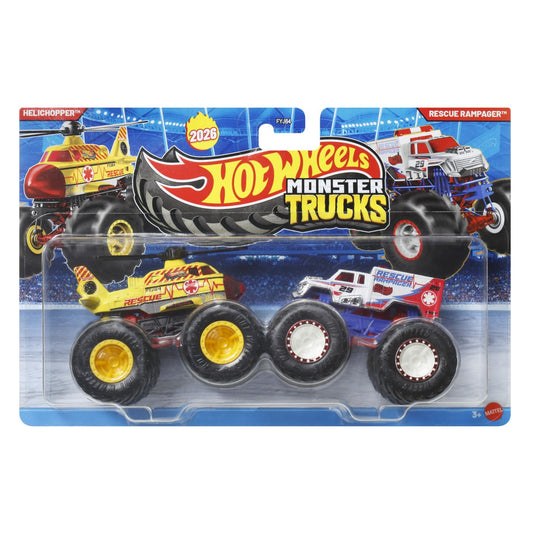 Set Hot Wheels Monster Truck 2 Mașini Mattel, Scara 1:64 - Default Title [ps:d68bd07a-ce98-4b23-abe7-d9feb508f40d]