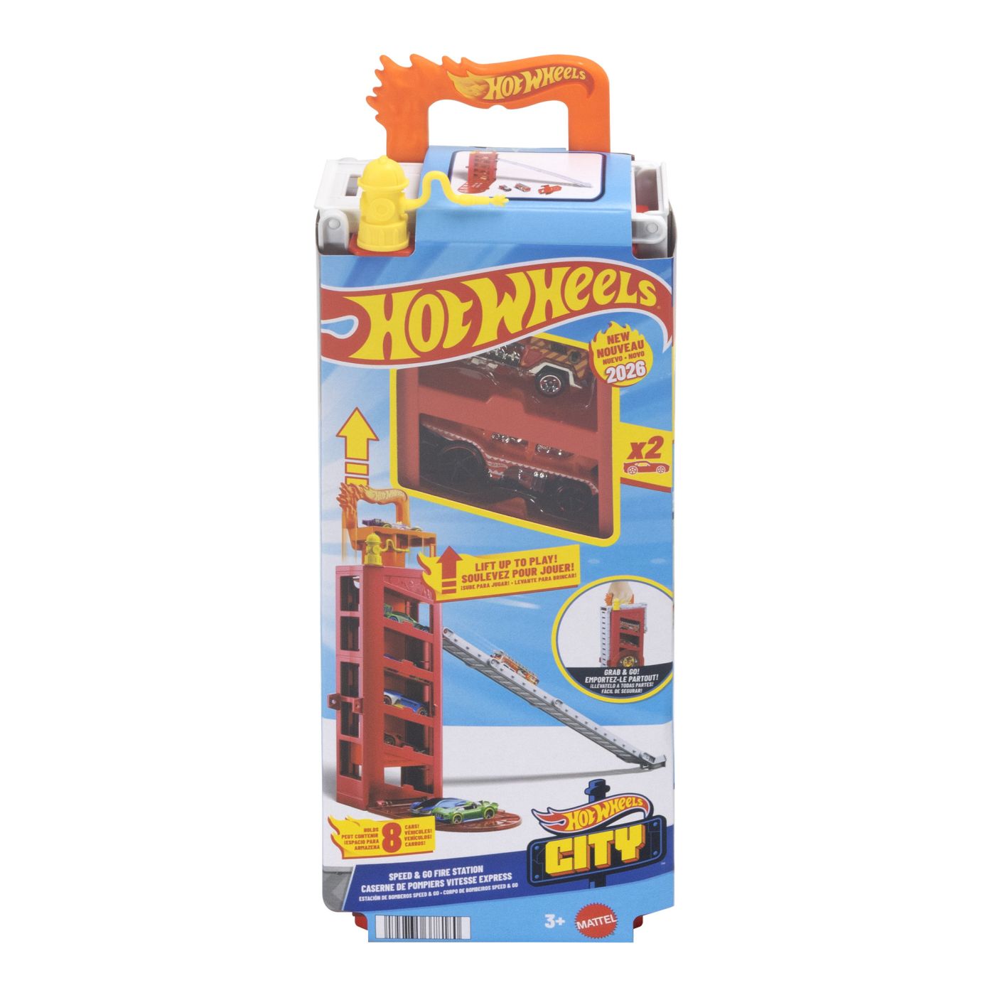Set Joacă Stație Pompieri Hot Wheels City cu 2 Mașinuțe - Default Title [ps:b8855445-ebfd-4503-b64a-f513ca06154e]