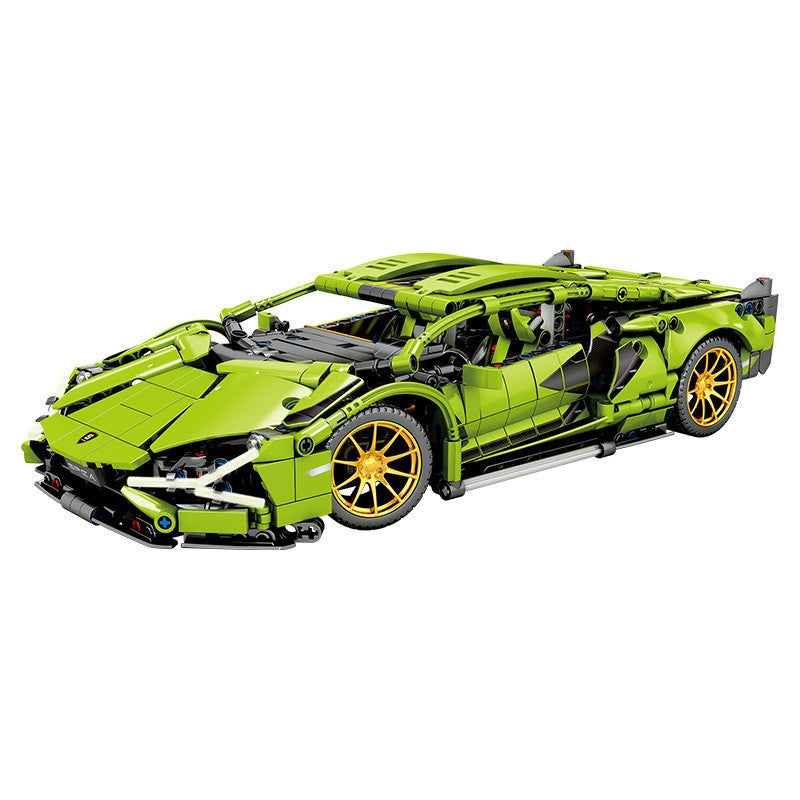Joc de Construit Lamborghini Flippy, 1280 Piese, Verde, 6+ - Default Title [ps:caafd428-b6aa-405d-a455-95fcf3a34250]
