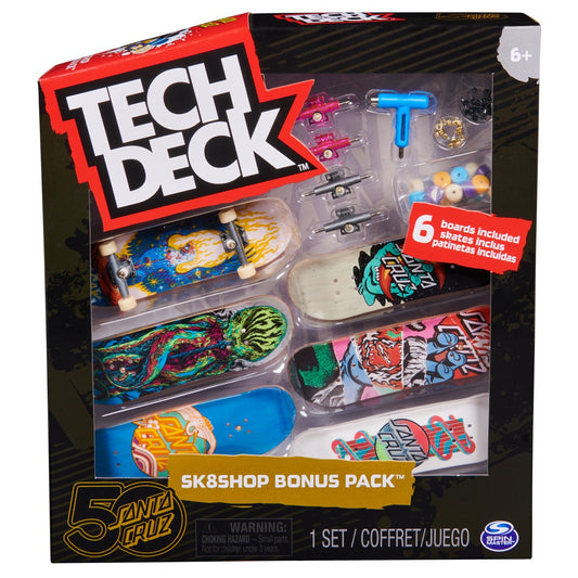 TECH DECK PACHET 6 PIESE CU ACCESORII FINGERBOARD HEART - Santa Cruz [ps:10bee8f3-d10e-4178-b783-7ae7e2c5e30c]