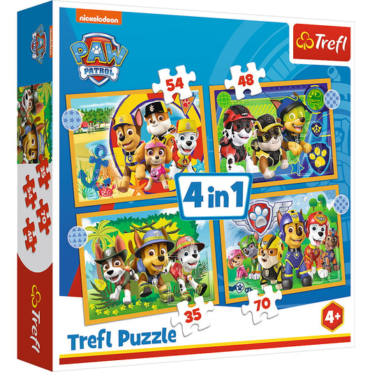 PUZZLE TREFL 4IN1 PATRULA CATELUSILOR - SARBATORILE - Default Title [ps:ce498ab3-f0dc-4148-8337-9078807a28a9]