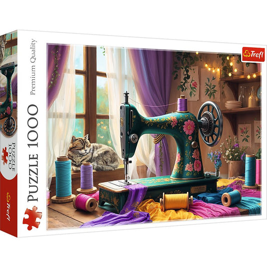 PUZZLE TREFL 1000 ATELIERUL DE CUSUT - Default Title [ps:bf842040-7d6a-4ae9-a9be-7ae314bdc9db]