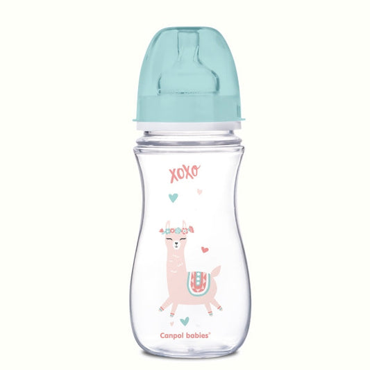 Canpol Babies Biberon Anticolici Cu Gat Larg 300ml Pp Easy Start Exotic Animals - 35/222_Gre [ps:922fe82f-5aea-4bc4-8b9e-050e9f0dfe6c]