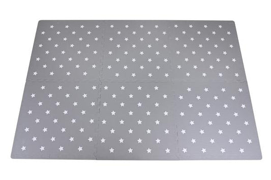 Covoraș Puzzle Knorr Toys Stelute Gri, 178x120 cm, Spumă EVA - Default Title [ps:24262262-f7c9-45a3-bda2-fe38d5826dd7]