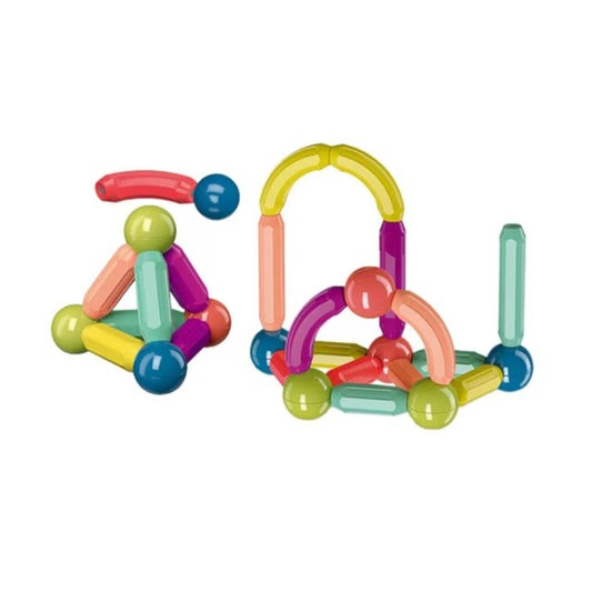 Set 25 Piese Magnetice de Construcție Flippy, Multicolor - Default Title [ps:6994c408-b52b-4bf1-a0e5-44c0ecf157ae]