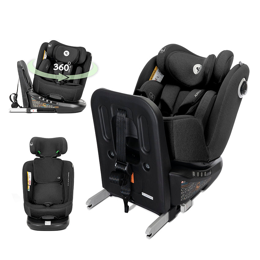 Scaun Auto Lorelli Auriga i-Size, Rotativ 360, 0 luni-12 ani - Black [ps:baf22018-20ff-42ba-b7aa-3b7f31447a42]