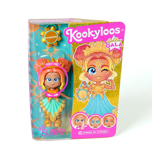 KOOKYLOOS Golden Gala Sunny, papusa [ps:7fc3e2a5-40db-495f-95ca-34da29a8e01e]