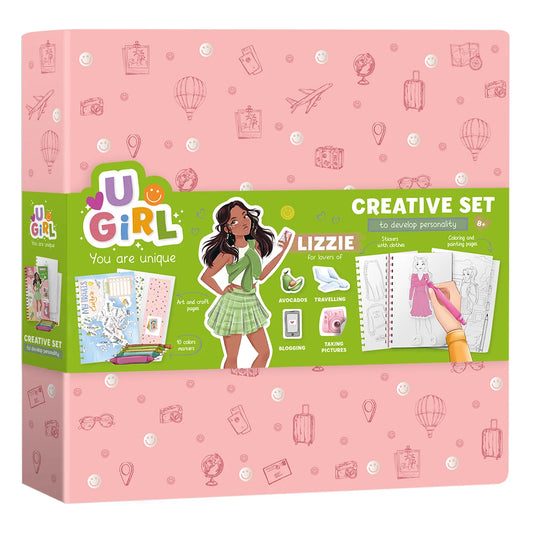 Set Creativ de Design Lizzie Dodo Toys pentru Fete - Fete [ps:a66d9d38-d803-4231-9400-915d85494cc7]