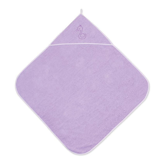 Prosop Bebe cu Glugă Lorelli, 80x80 cm, Galben - Violet [ps:05315e02-0eac-4ccd-9eb5-063b10356665]