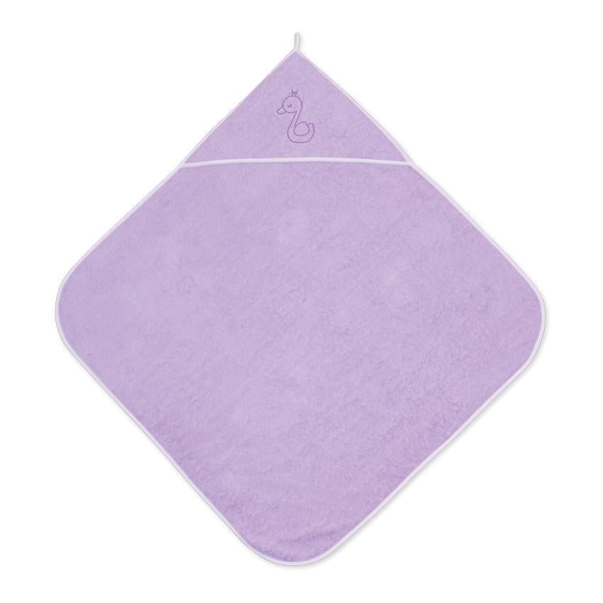 Prosop Bebe cu Glugă Lorelli, 80x80 cm, Galben - Violet [ps:05315e02-0eac-4ccd-9eb5-063b10356665]