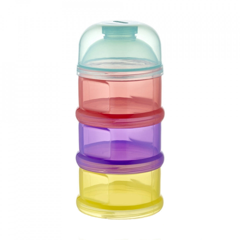 Recipient lapte praf BabyJem cu 3 compartimente (Culoare: Multicolor) [ps:a58960c5-6d79-4fc3-a86a-7a818cd93e91]