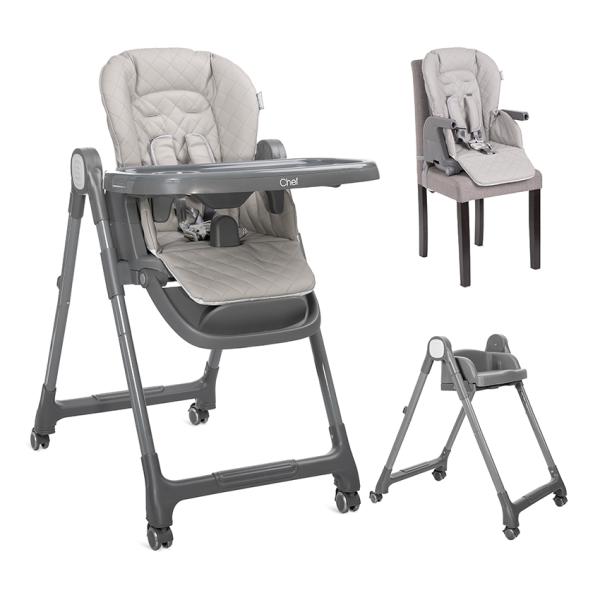 Scaun de masa inalt pentru copii 3 in 1, Chef, reglabil mutiple pozitii [ps:73f65bf0-18dc-45b0-bd94-7238f632bc2f]