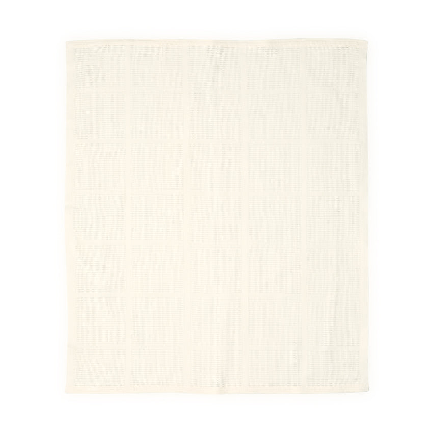 Păturică Croșetată Bumbac Lorelli, 75x100 cm, Albă - Bej [ps:42cf7aca-2c8b-4a53-b698-fb55e71e4ea5]