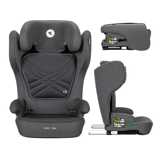 Scaun Auto Lorelli Rigel i-Size, Isofix, 100-150 cm, Black - Grey [ps:4bf47872-b3aa-40a1-b4d4-2385c8a79804]