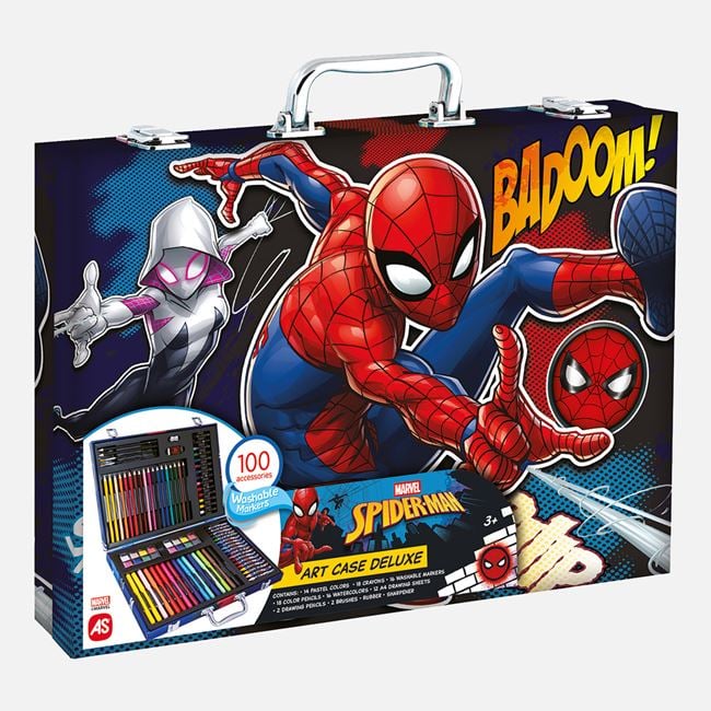 Trusa de Colorat Spiderman Jumbo cu 100 Accesorii - Default Title [ps:fc0fba25-3b7b-42bc-b000-b9e7fe9bb0e4]