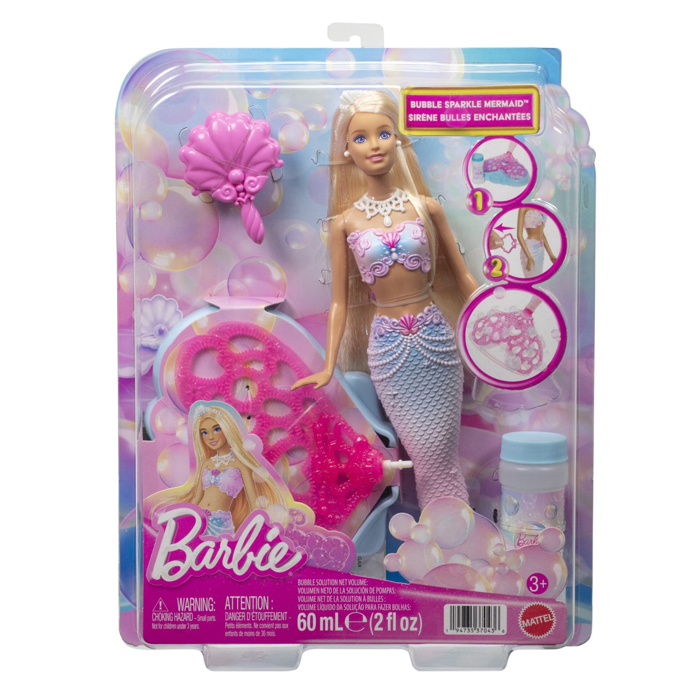 BARBIE PAPUSA SIRENA CU BALOANE DE SAPUN Mattel - Default Title [ps:675160ea-cc63-45e0-b313-ae40610d0ab0]