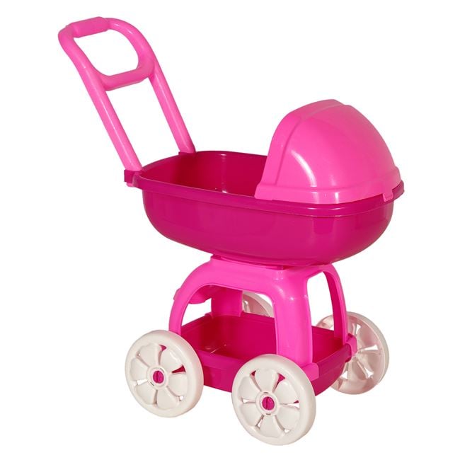 Cărucior Papușă Fucsia Jumbo - Jucărie pentru Plimbări - Fucsia [ps:dc3aec98-5d83-47ca-a6f1-713d23a30254]