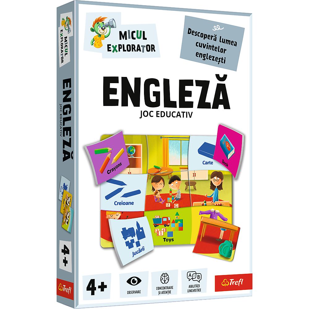 JOC EDUCATIV ENGLEZA MICUL EXPLORATOR Trefl - Default Title [ps:4aa382b4-c5e0-49e6-af1d-cbeef4cc58c9]