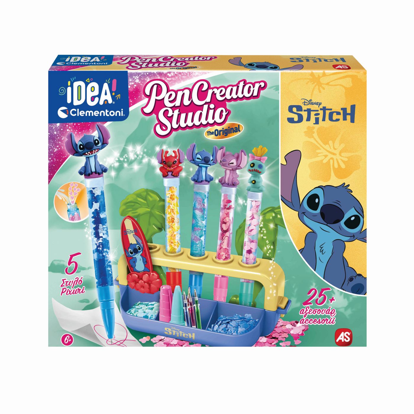 Set Creație Disney Stitch Clementoni - 5 Pixuri | AS - Default Title [ps:ffd17a78-c393-46c3-9ee6-3bb7eef99e79]