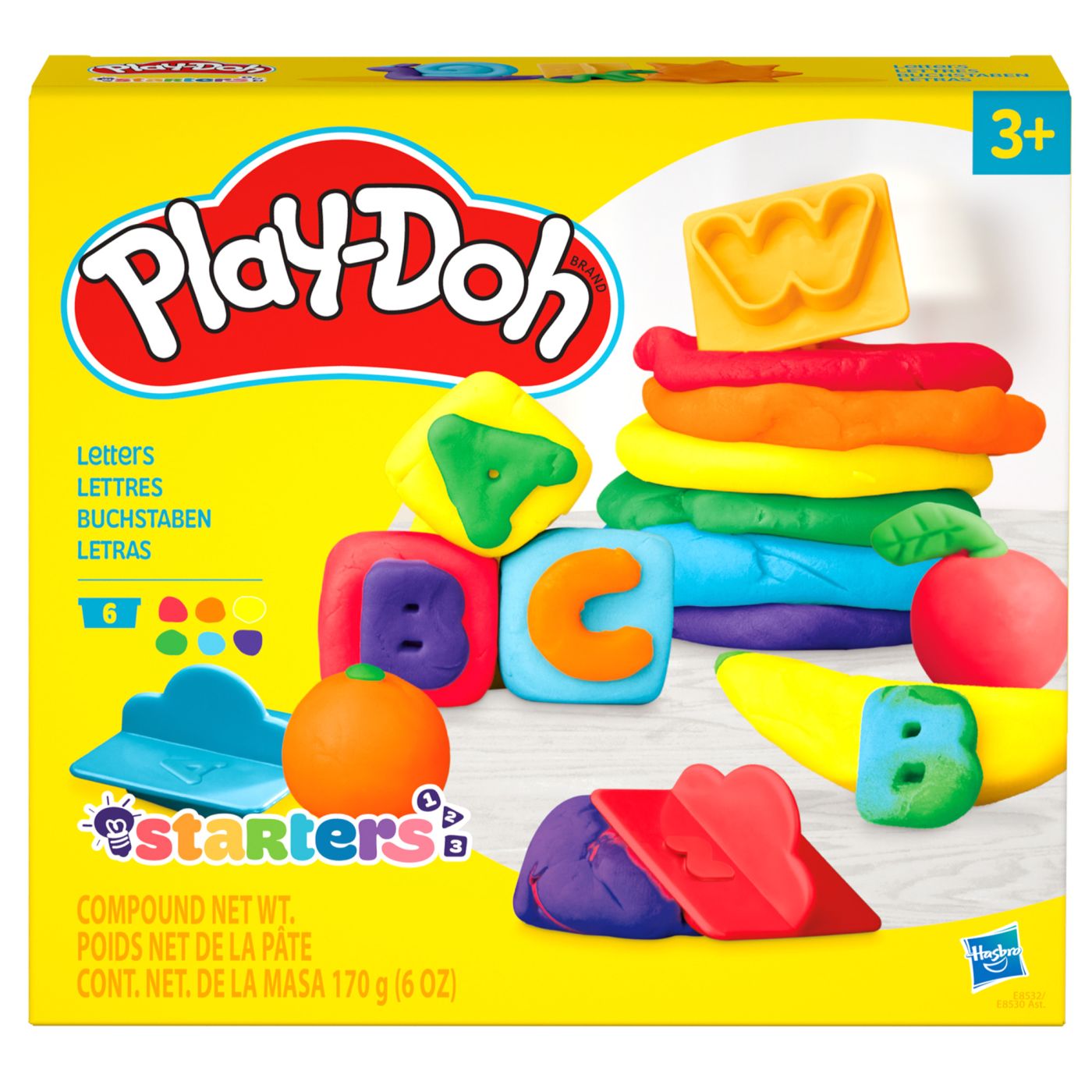 Play-Doh Set Forme Litere Hasbro - Jucărie Creativă - Default Title [ps:59cd2832-3b4a-4539-b65e-1358db5a772f]