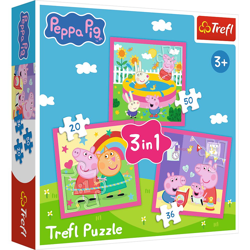 PUZZLE TREFL 3IN1 PEPPA PIG SI PRIETENII - Default Title [ps:32dd9d78-d4df-4b2c-a1b2-b67bf38533b5]